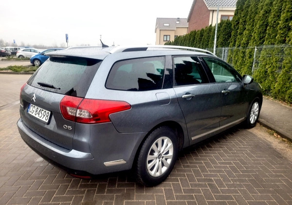 Citroen C5 cena 22500 przebieg: 204401, rok produkcji 2011 z Chodzież małe 232